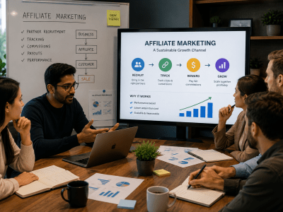 affiliate marketing for beginners training session