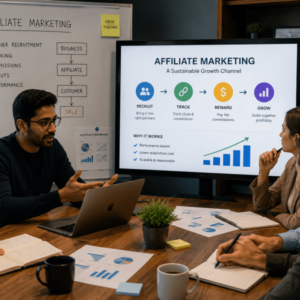 affiliate marketing for beginners training session