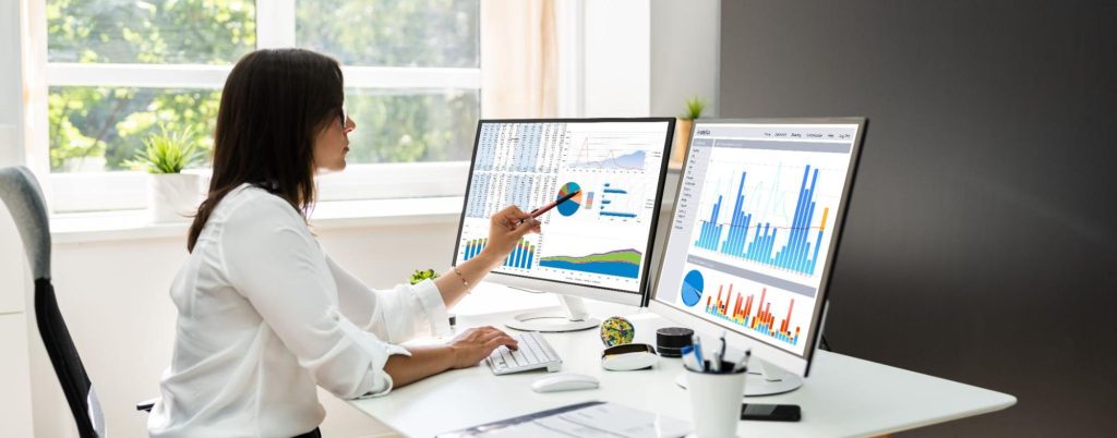 affiliate marketing analytics dashboard on computer