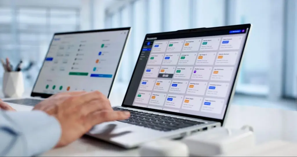 affiliate marketing analytics dashboard on laptops