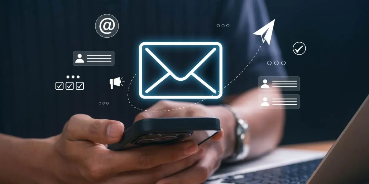 affiliate email marketing and tracking concept