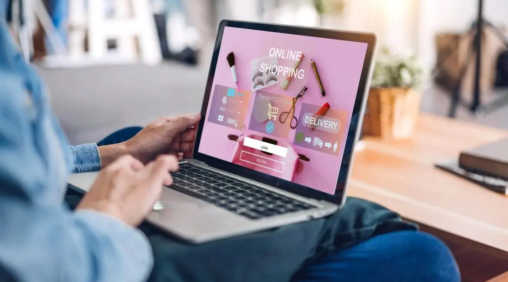 affiliate ecommerce dashboard on laptop