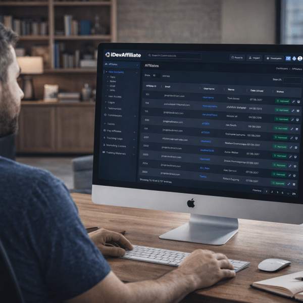 leading affiliate software solutions dashboard