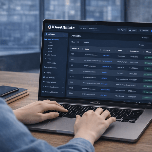 affiliate marketing resources dashboard for businesses