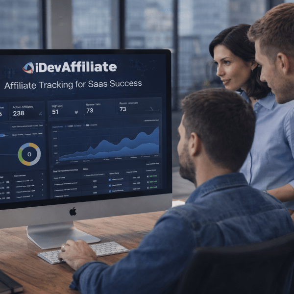 saas affiliate tracking software dashboard analysis