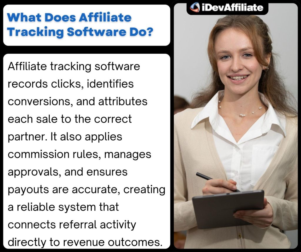 what affiliate tracking software does explanation