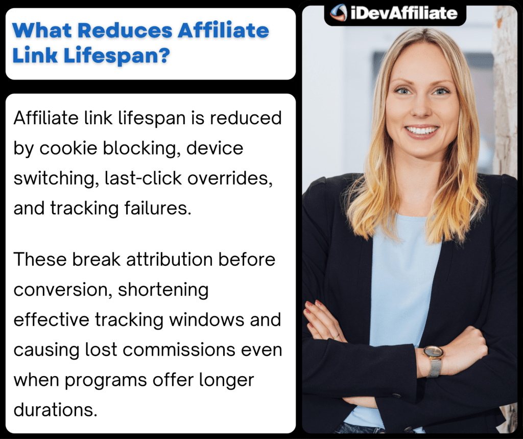 what reduces affiliate link lifespan factors