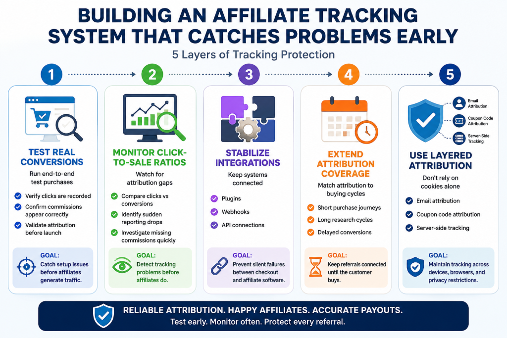 five layers of affiliate tracking and attribution protection