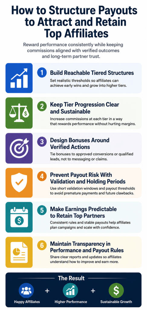 how to structure payouts for a finance affiliate program