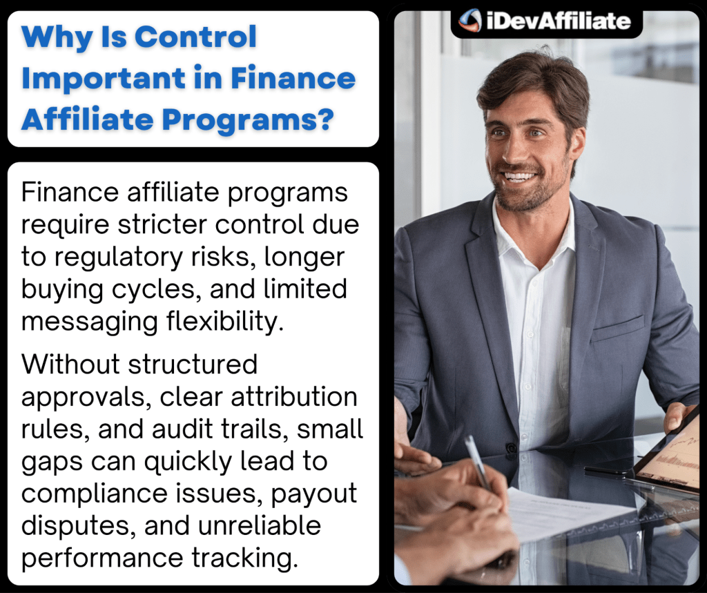why control matters in finance affiliate programs