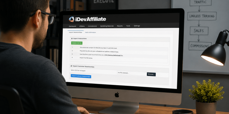 track affiliate sales without links dashboard